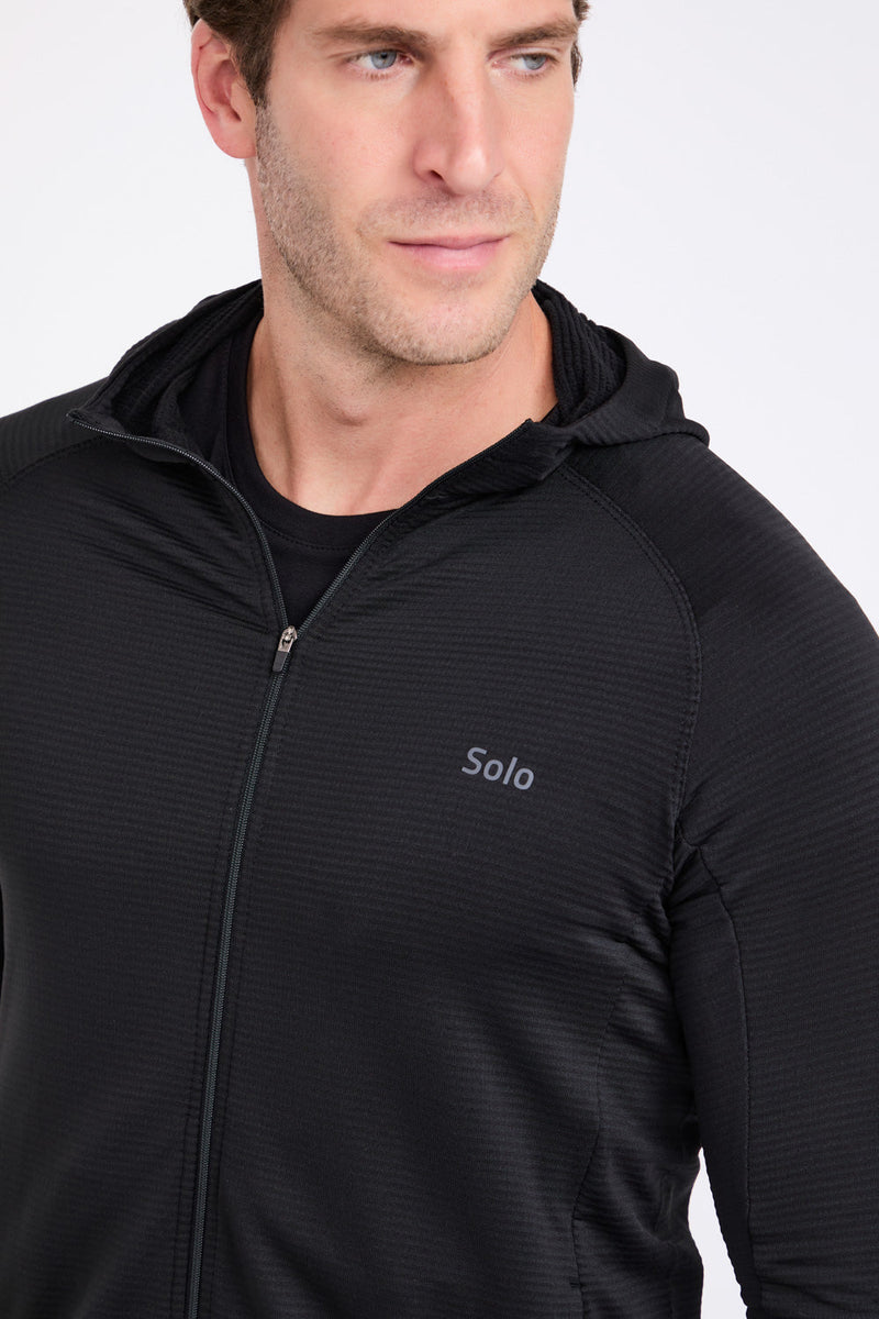 Jaqueta Thermal Grid Hood Solo