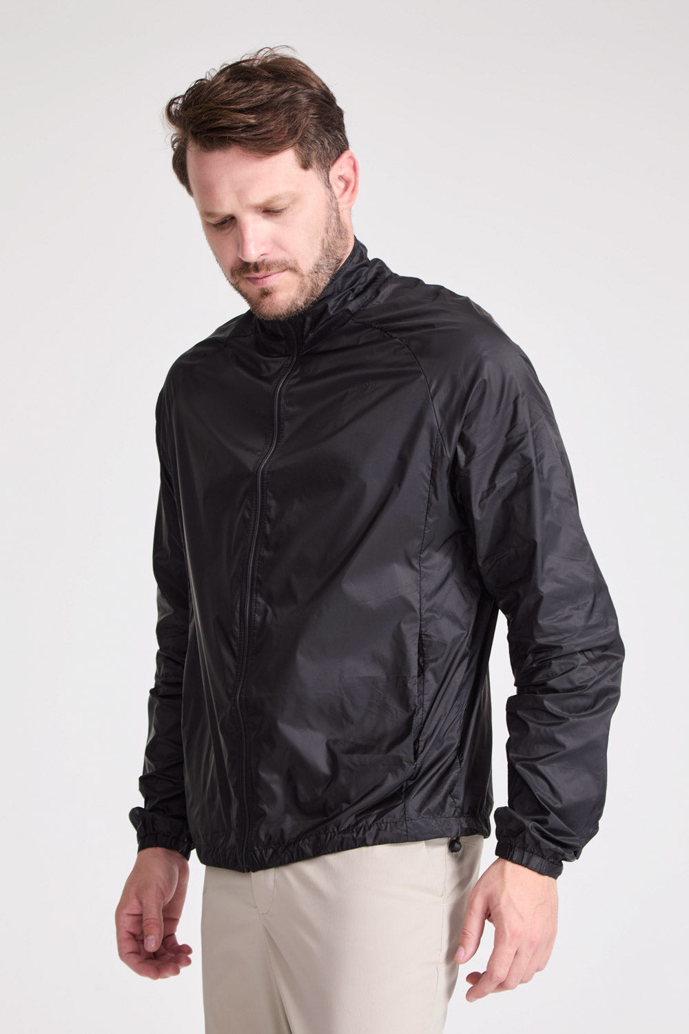 MS WINDBLOCK KNIT BLOUSON ブラック L Jaqueta Windblock Masculino | Solo