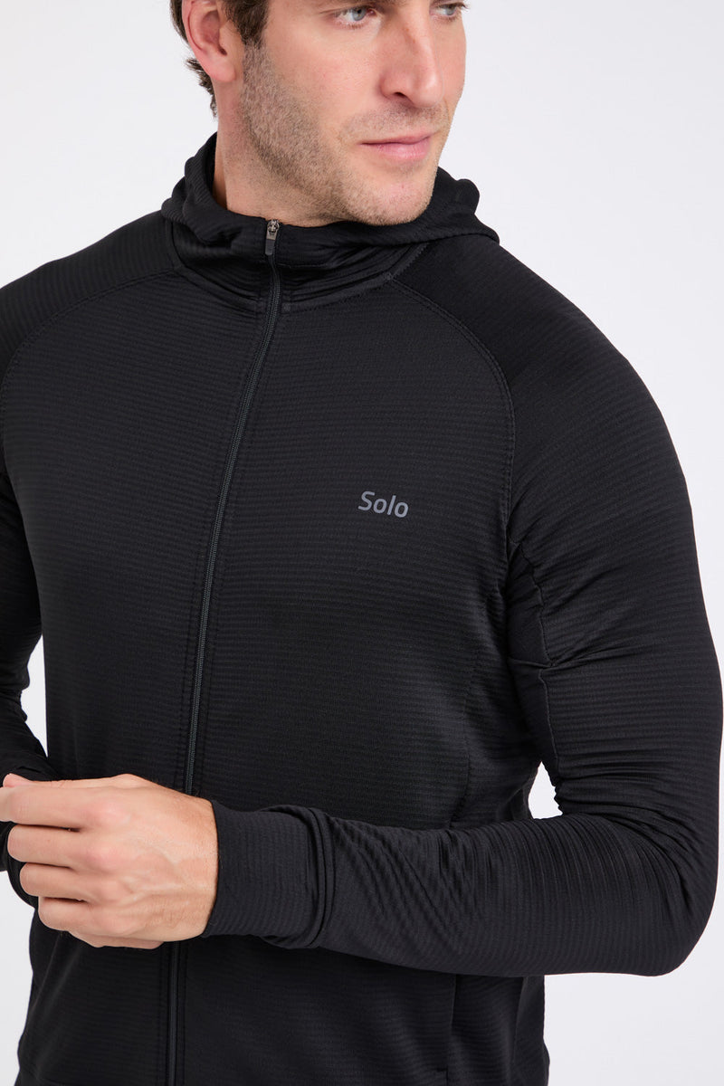 Jaqueta Thermal Grid Hood Solo