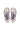 Tênis On Running Cloud 6 Waterproof feminino Mauve/Zinc — vista 3
