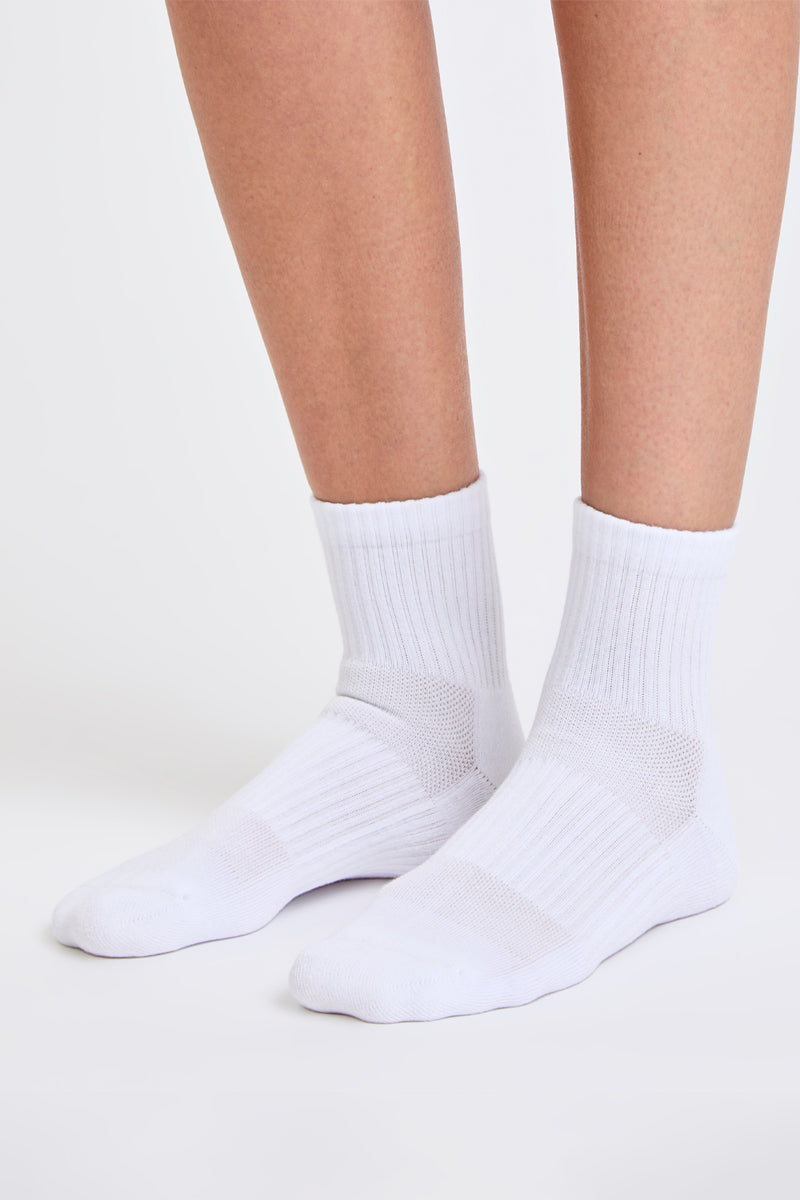 Meia Cotton Air Crew Kit 2 Pares - lojasolo